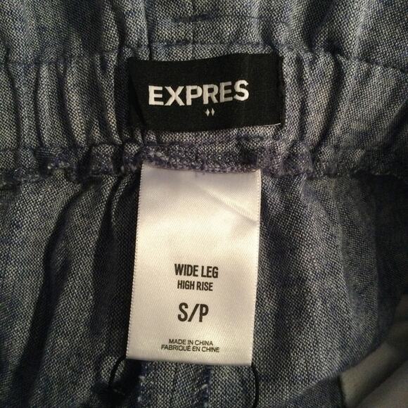 Express Wide Leg High Rise Pull On Pants S - Picture 2 of 5